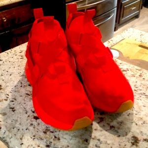 Red Hurraches Nike Tennis Shoes